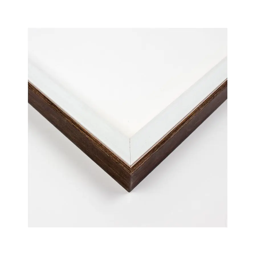 White Wood Shadow Box Corner