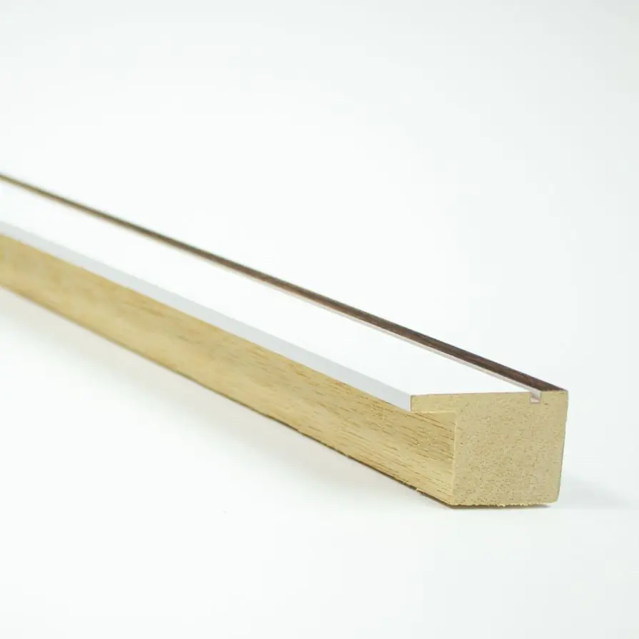 White Wood Shadow Box Corner