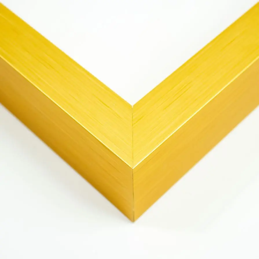 Gold Wood Shadow Box Corner