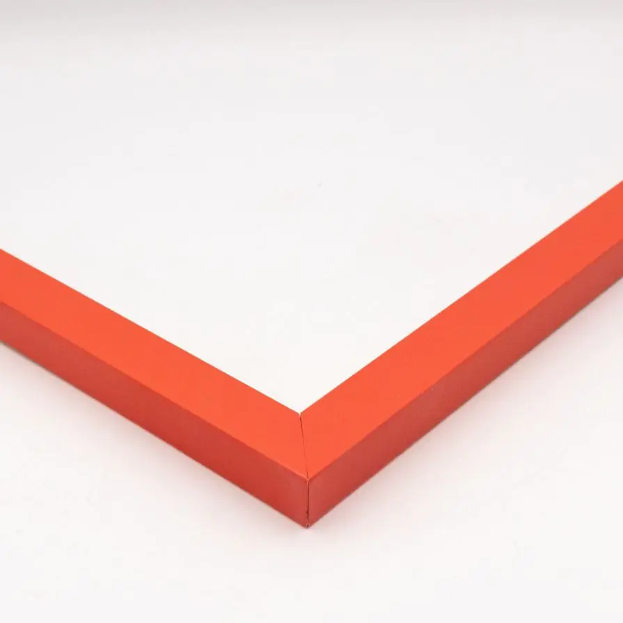 Red Wood Picture Frame Corner