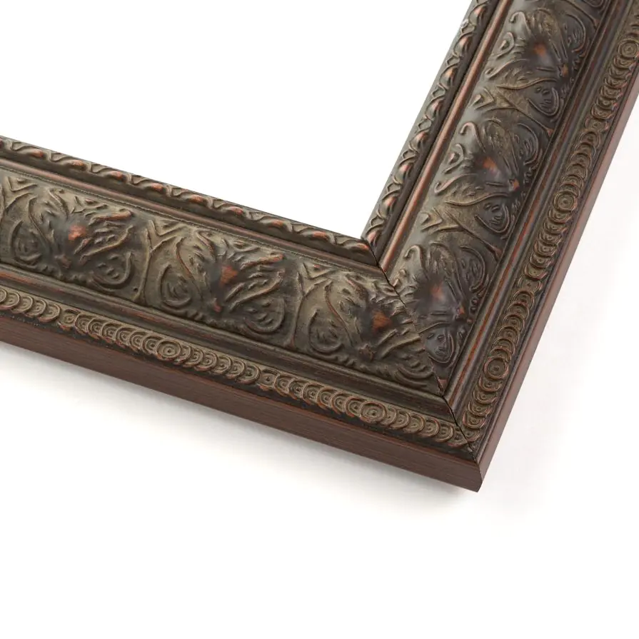 Mahogany Wood Picture Frame Corner