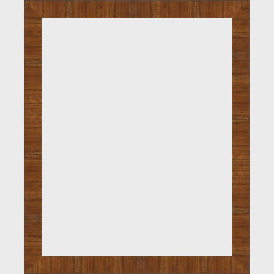 Honey Pecan Wood Shadow Box