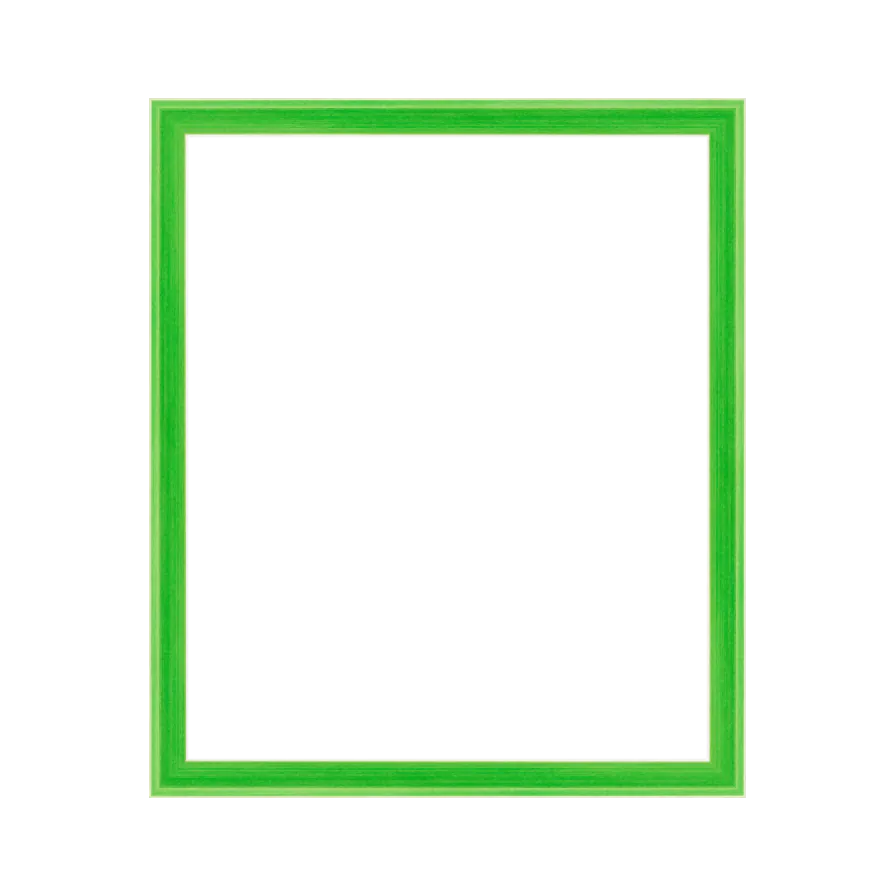 Green Wood Picture Frame