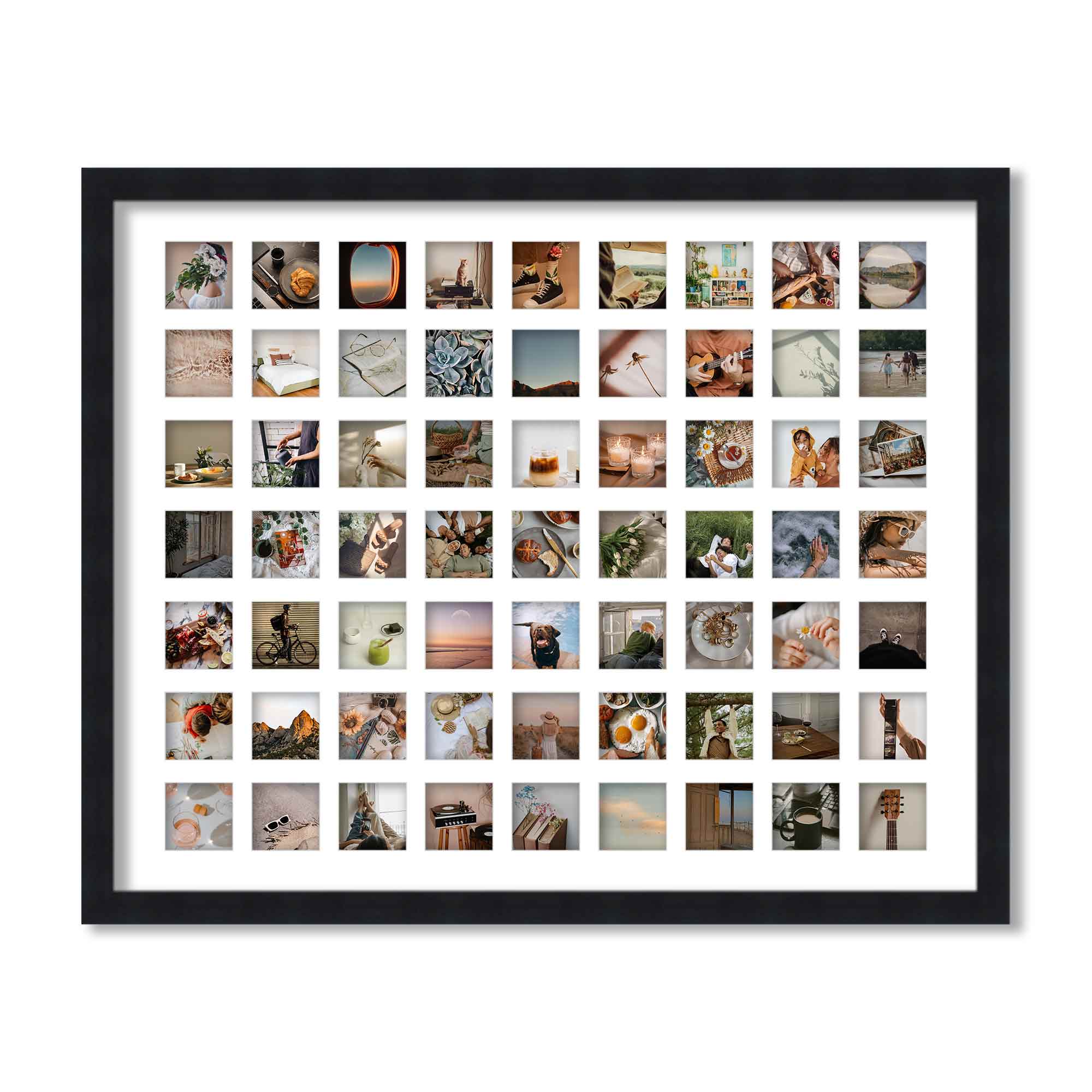 Black Matted Instagram Photo Frames