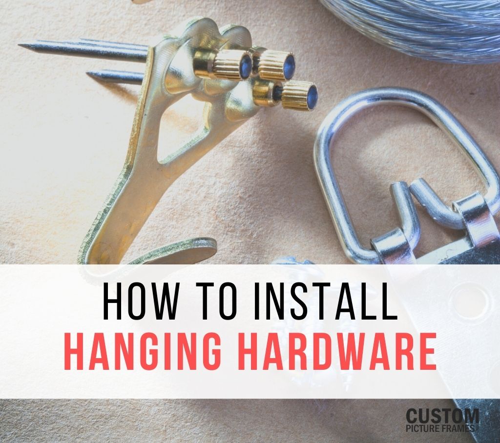 Installing Picture Frame Hanging Hardware