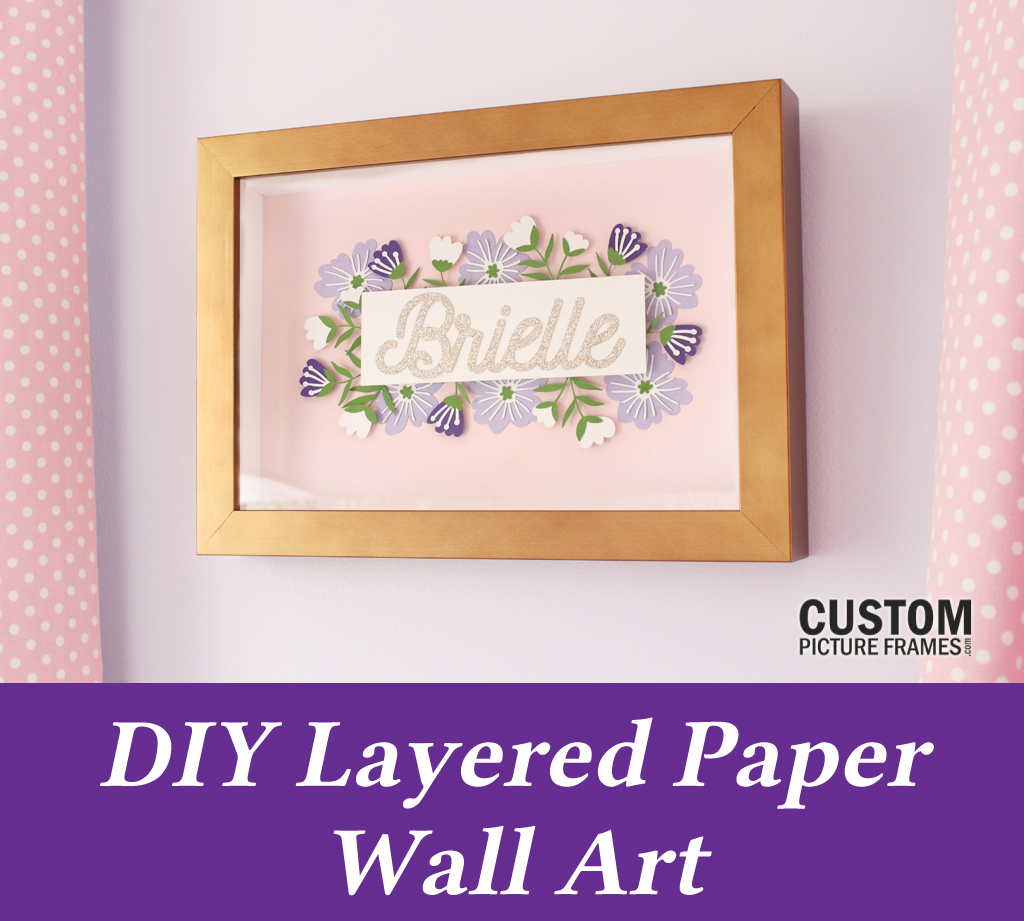 DIY Layered Paper Wall Art