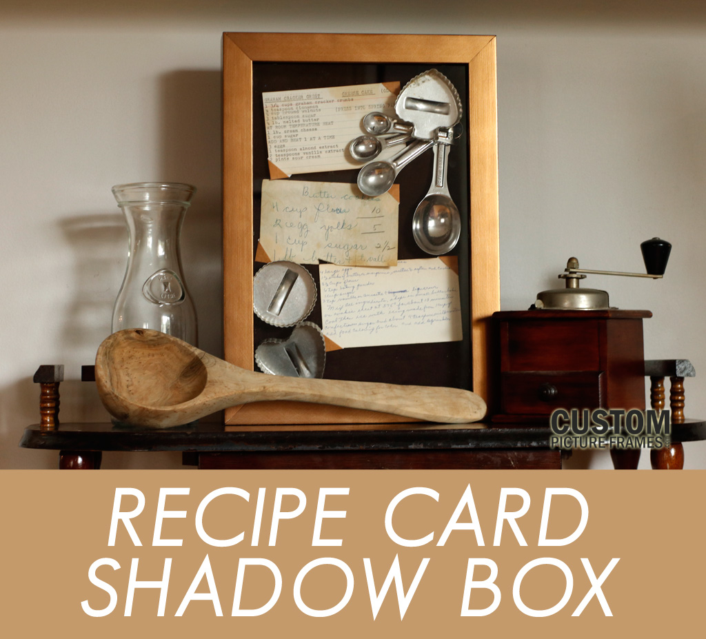 Recipe Card Shadow Box