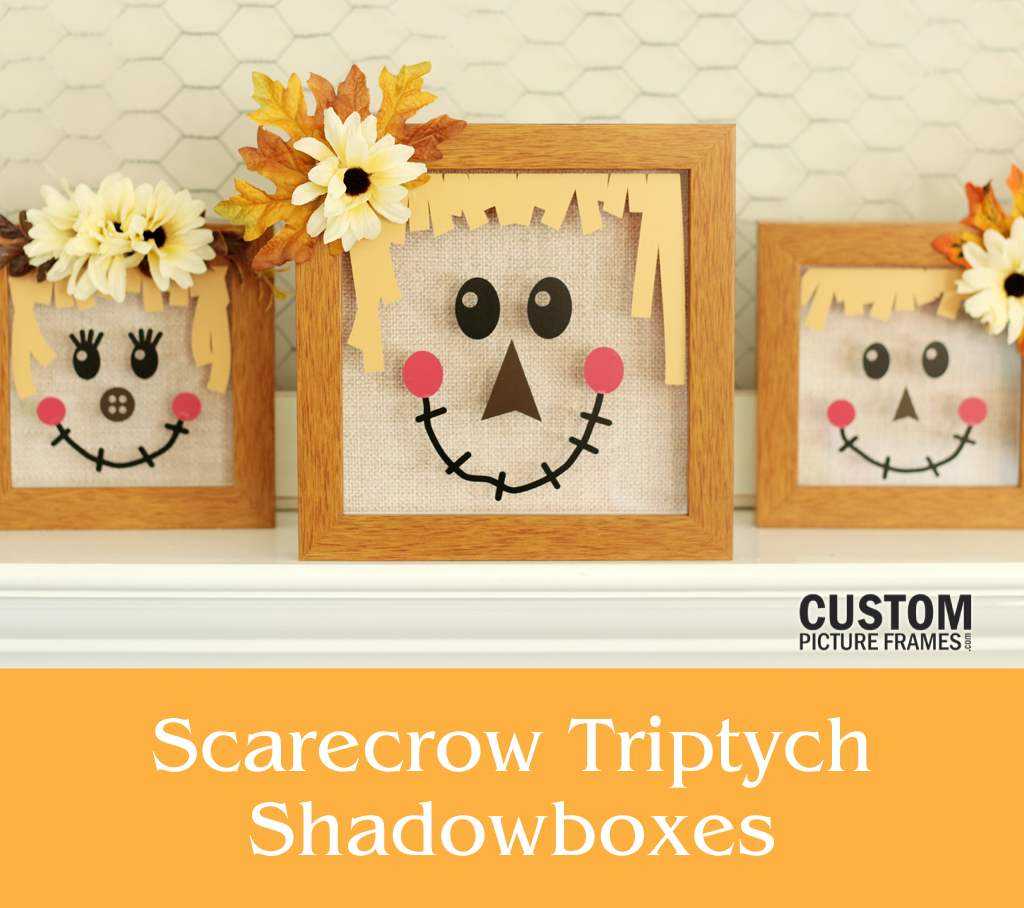 DIY Scarecrow Shadow Boxes