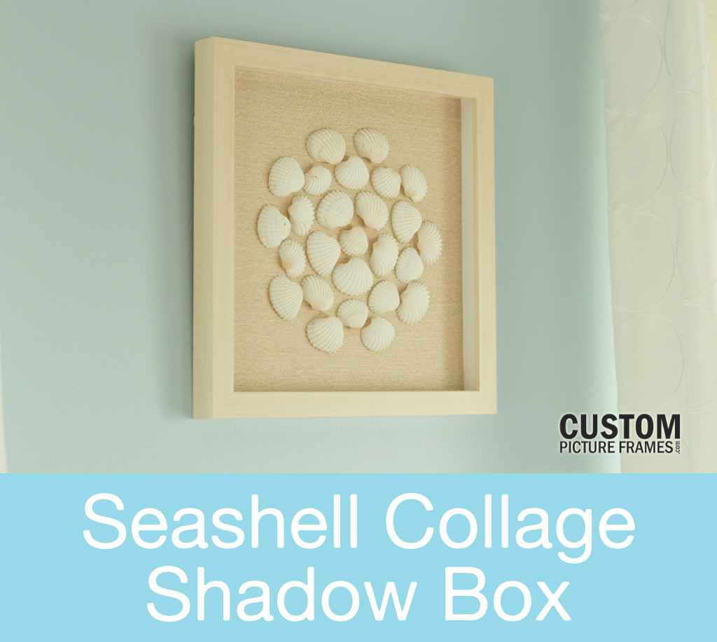 Seashell Collage Shadow Box