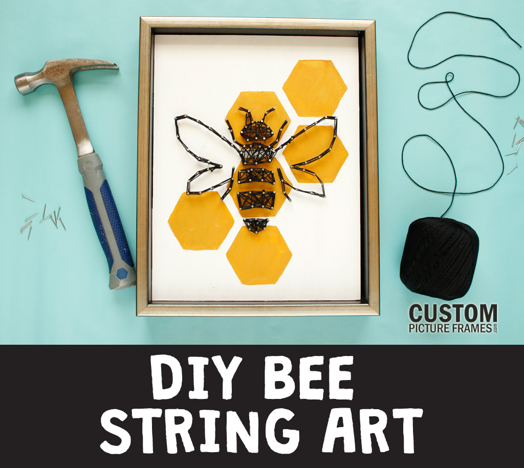 Bee String Art
