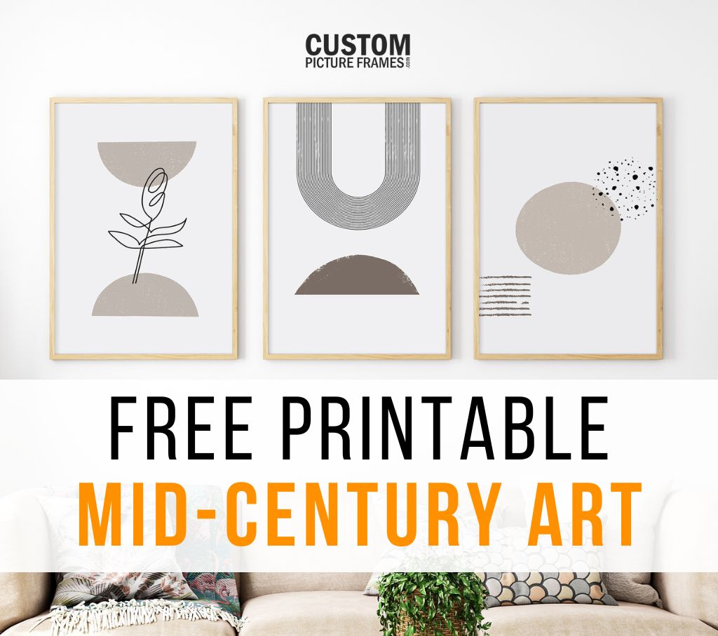 Free Printable Mid-Century Modern Art