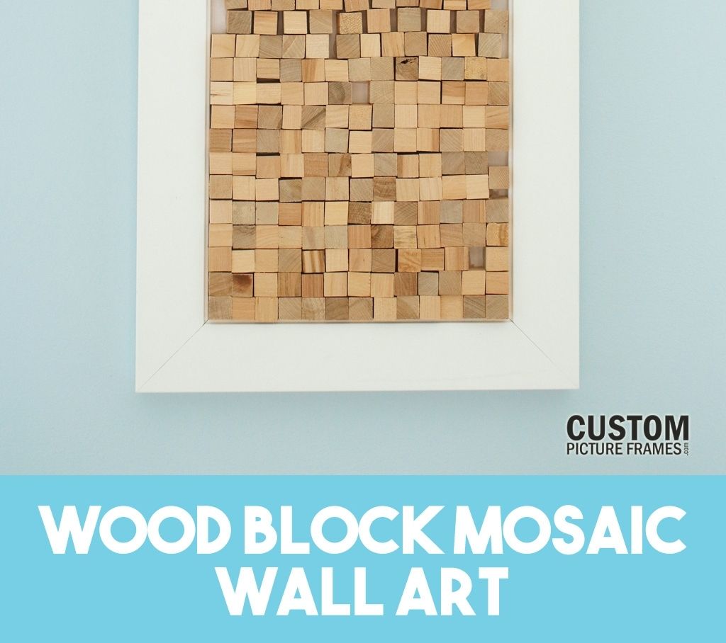 Wood Block Mosaic Wall Art