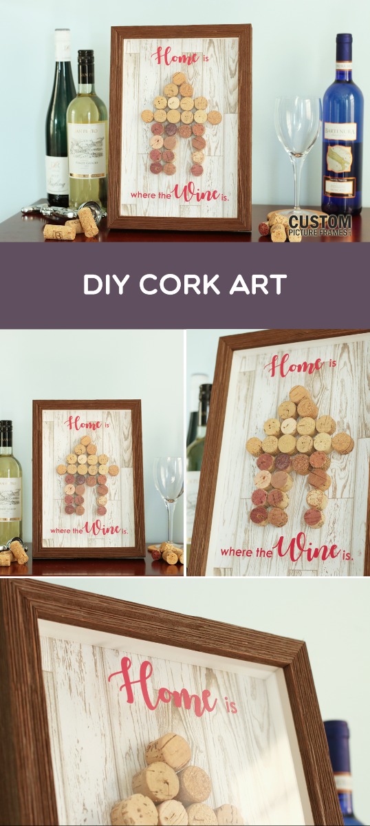 DIY Cork Art Pinterest