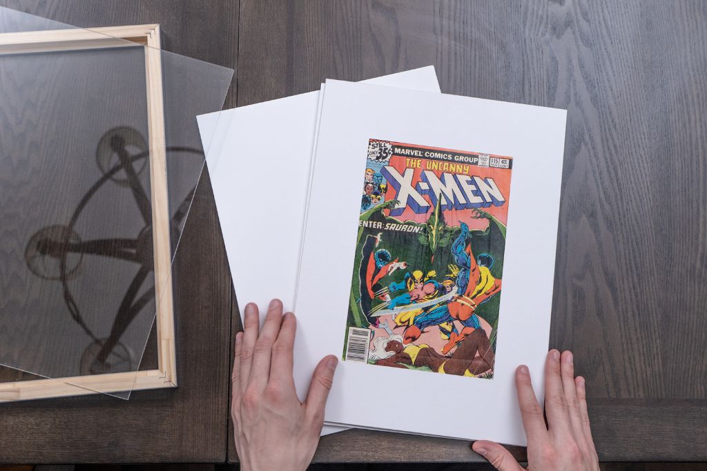how to frame comic books