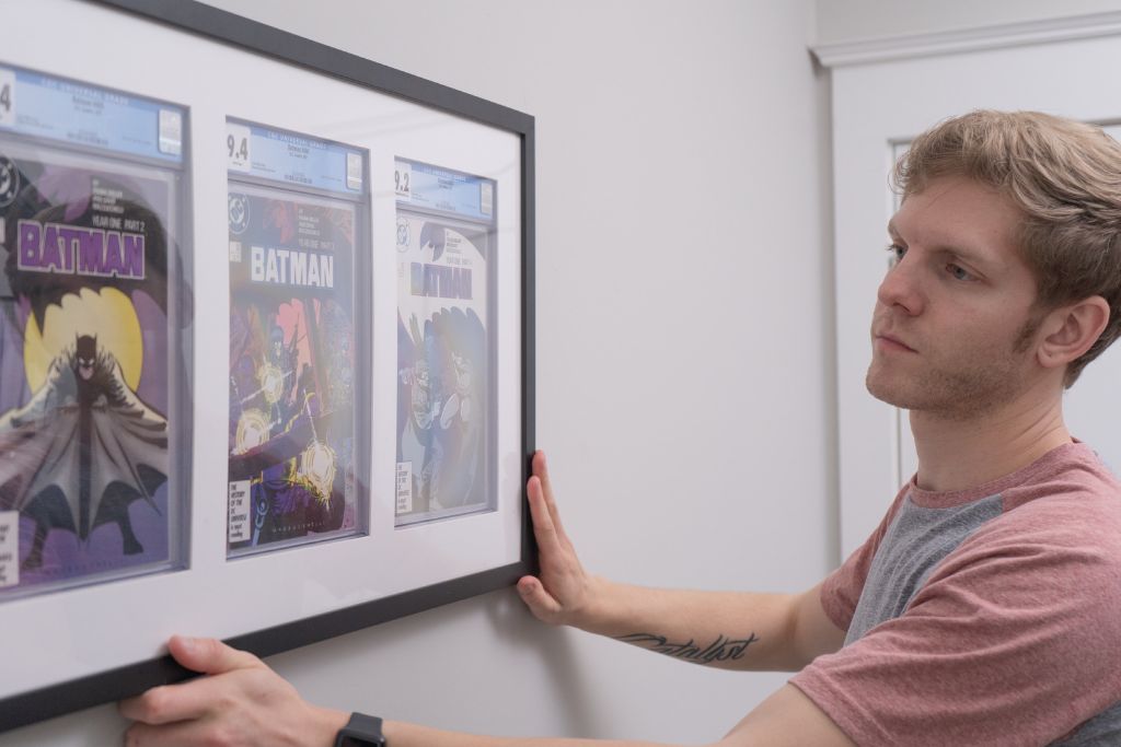 display your comic books in frames