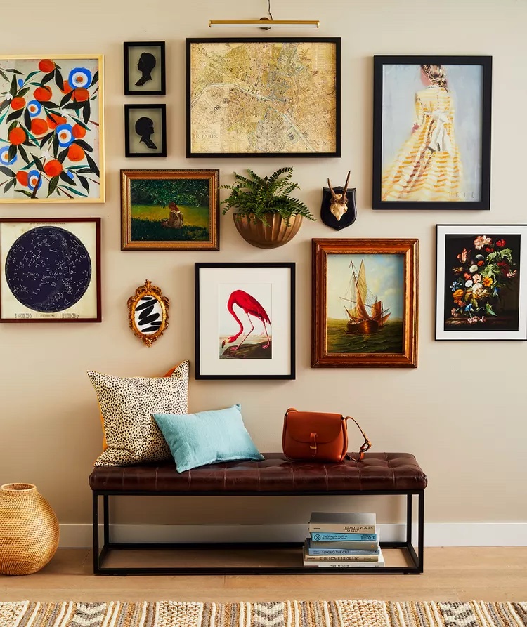 Eclectic Gallery Wall