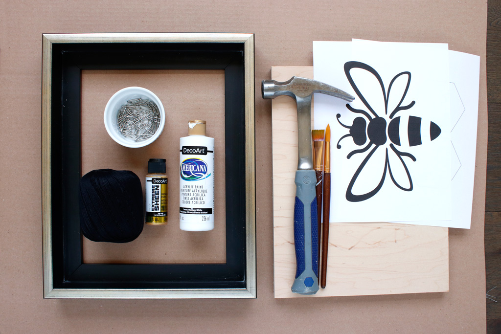 Bee String Art Supplies