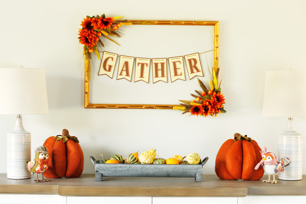 Thanksgivng Gather Wreath Frame