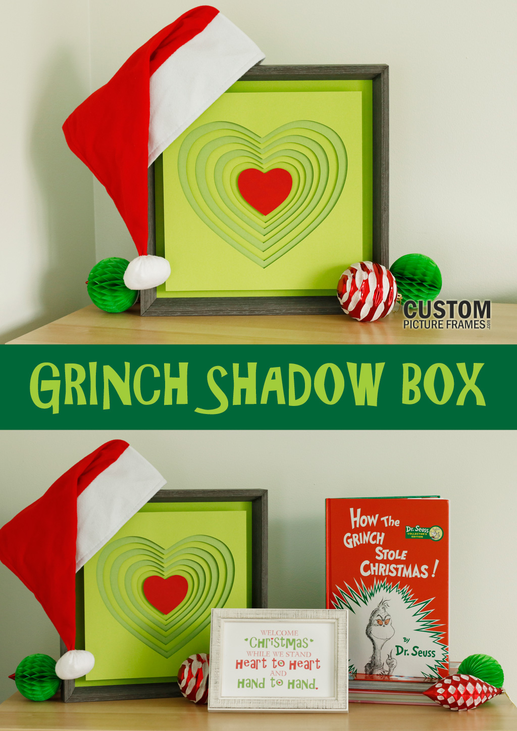 Grinch Shadow Box Pinterest