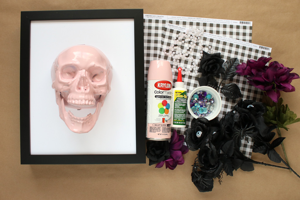 Halloween Skull Art Supplies