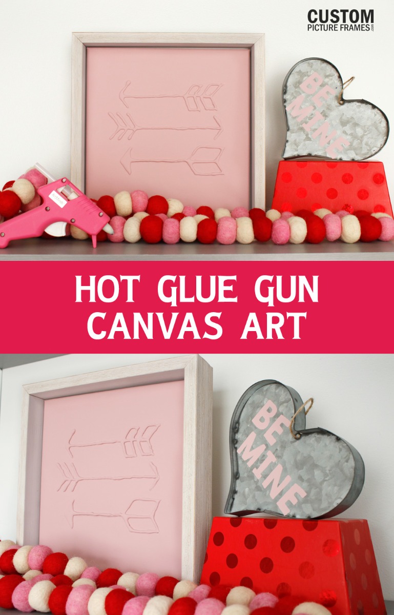 Hot Glue Canvas Art Pinterest