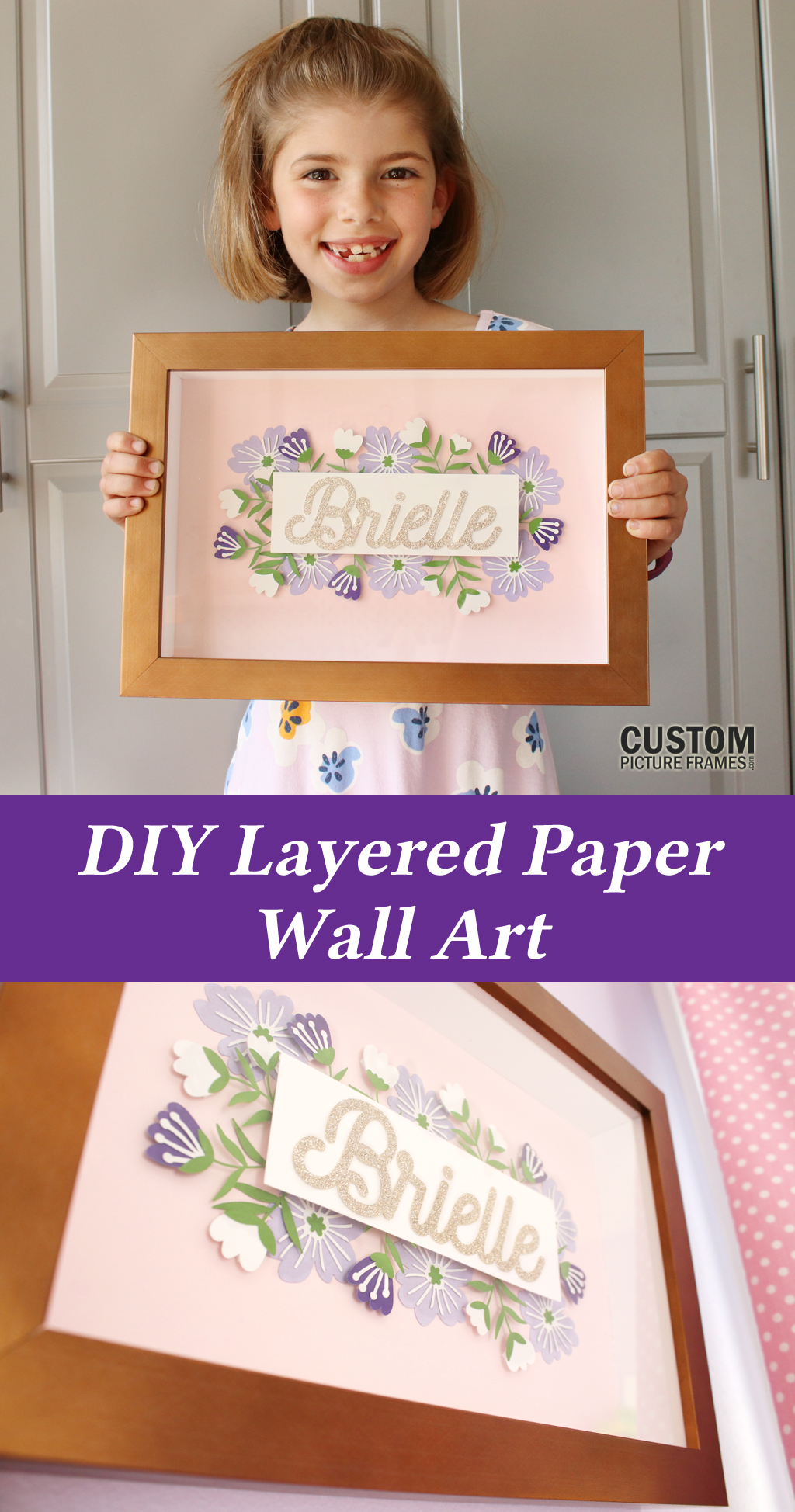 DIY Layered Paper Shadow Box Pinterest