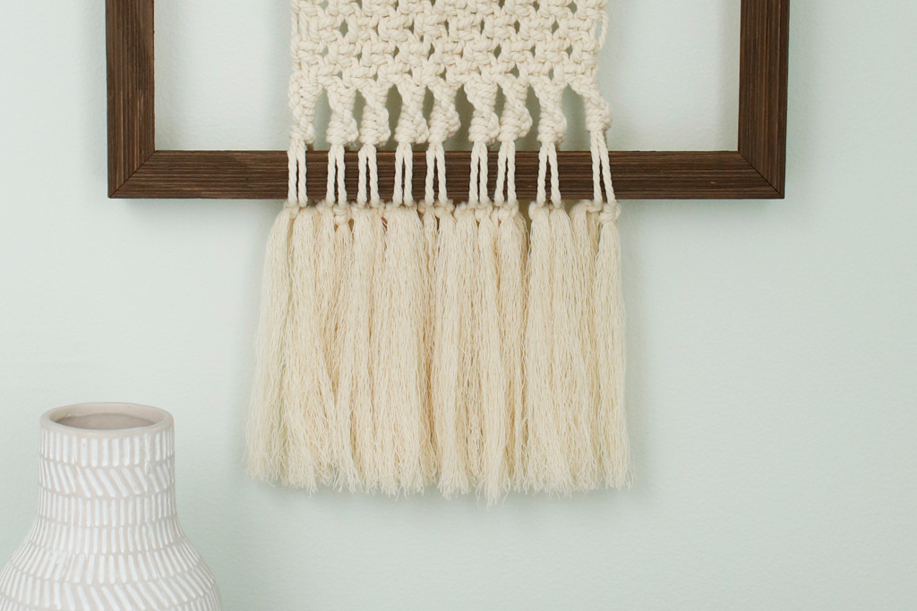 Macrame Frame Fringe