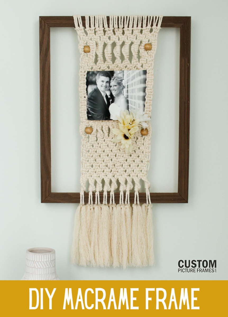 DIY Macrame Frame Pinterest