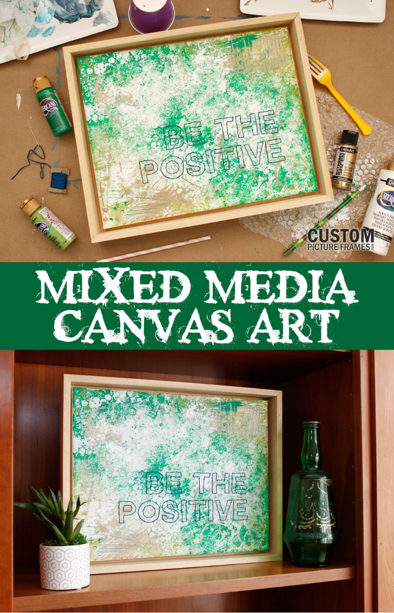 DIY Mixed Media Art Pinterest