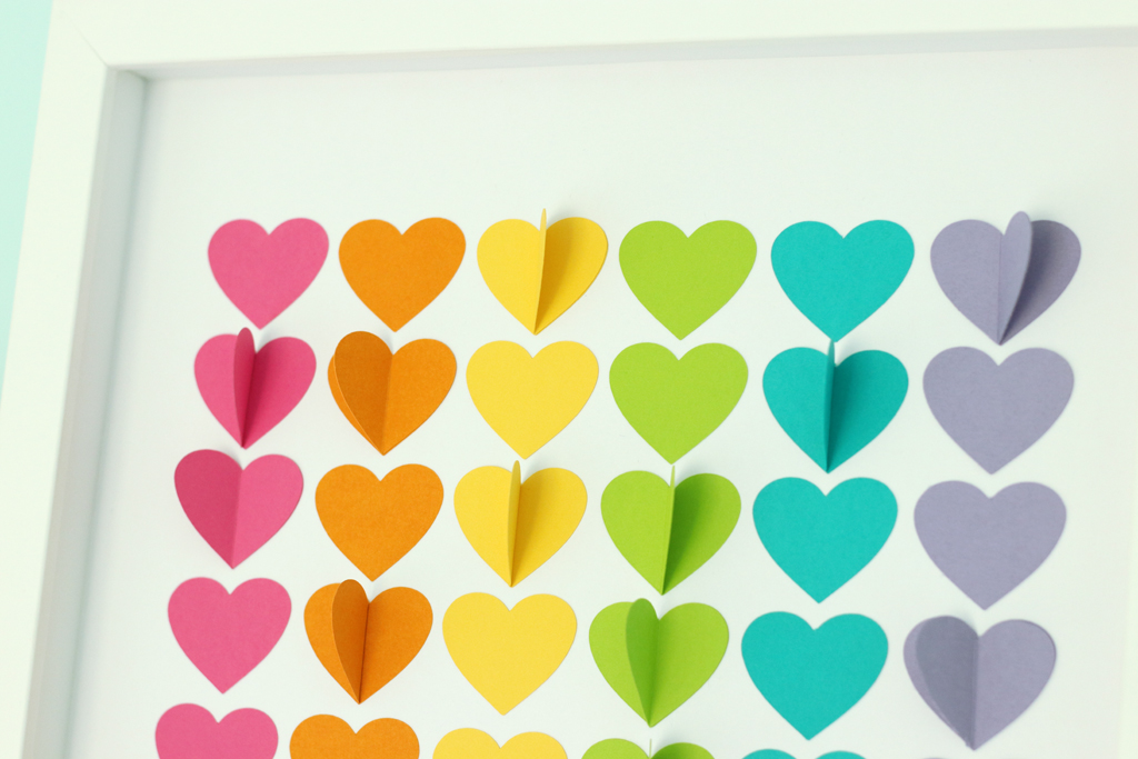 Rainbow Hearts Closeup