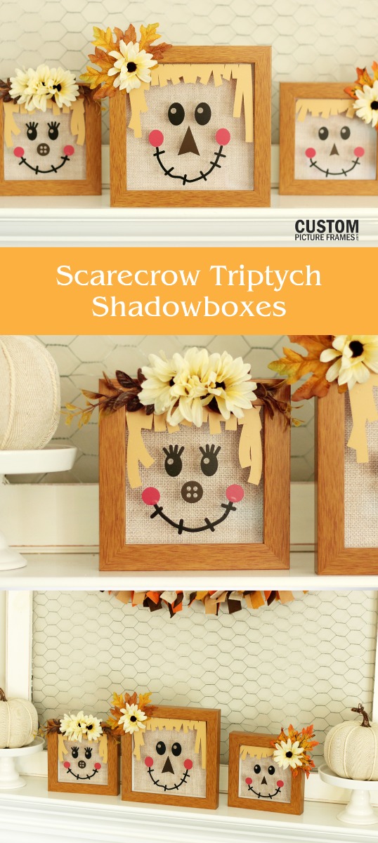 DIY Scarecrow Shadow Boxes Pinterest