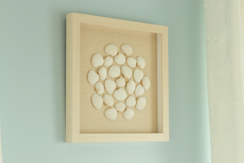 Seashell Collage Shadow Box