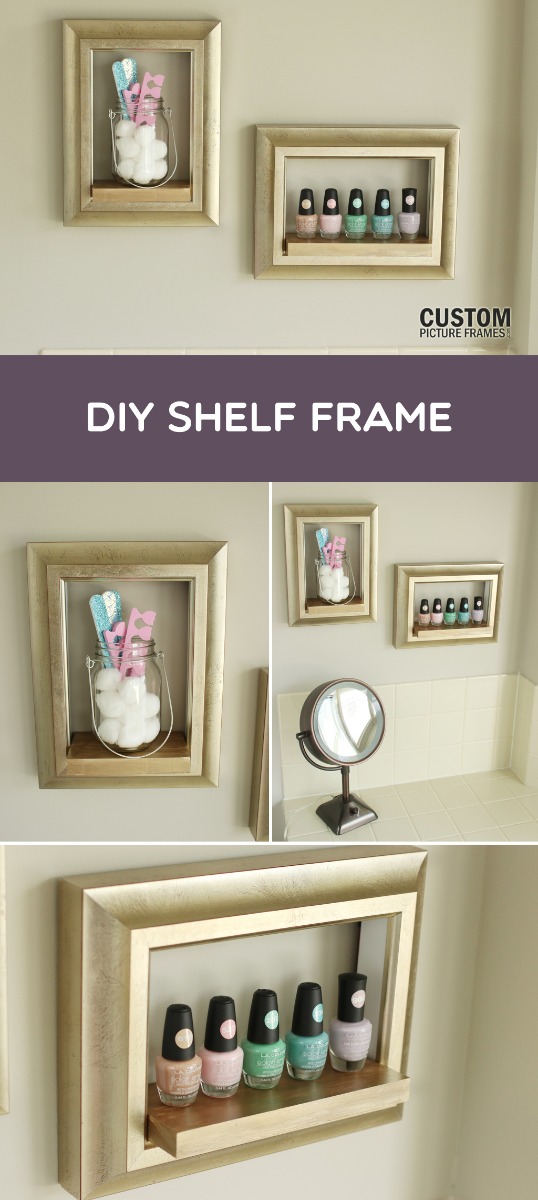 DIY Frame Shelf Pinterest