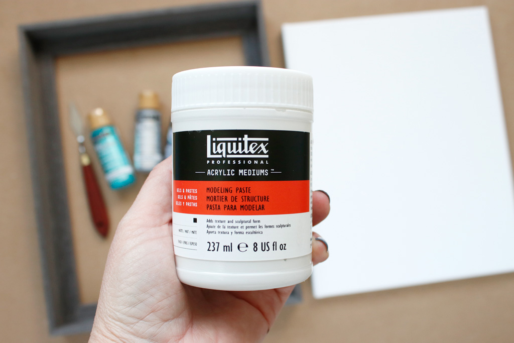 Textured Abstract Modeling Paste
