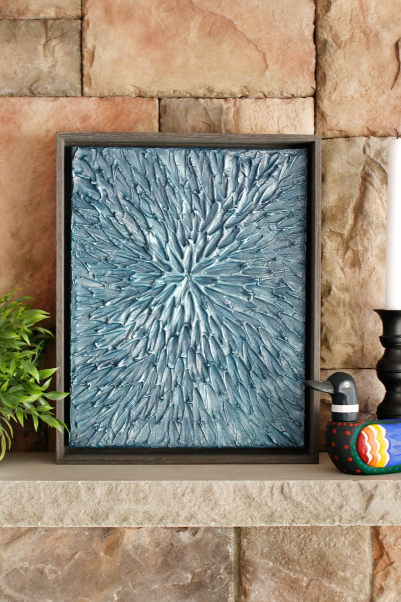 Abstract Textured Wall Art Final Vertical