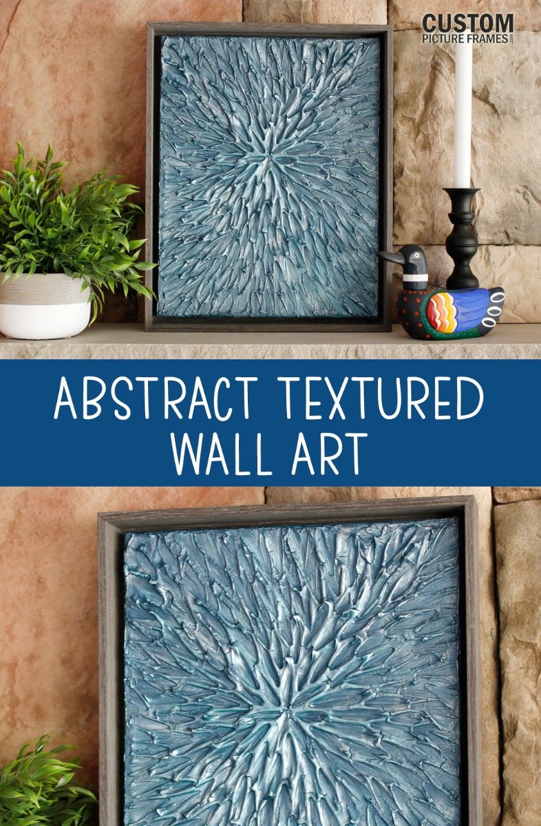 DIY Abstract Textured Canvas Wall Art Pinterest