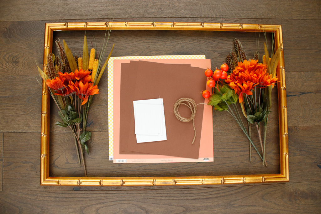 Thanksgiving Gather Wreath Supplies